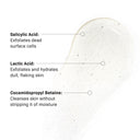 Revision Skincare Purifying Cleansing Gel 3.4 fl oz is a translucent cleanser for oily skin with Salicylic Acid (removes dead cells), Lactic Acid (exfoliates and hydrates), and Cocamidopropyl Betaine (gently cleanses without stripping moisture).