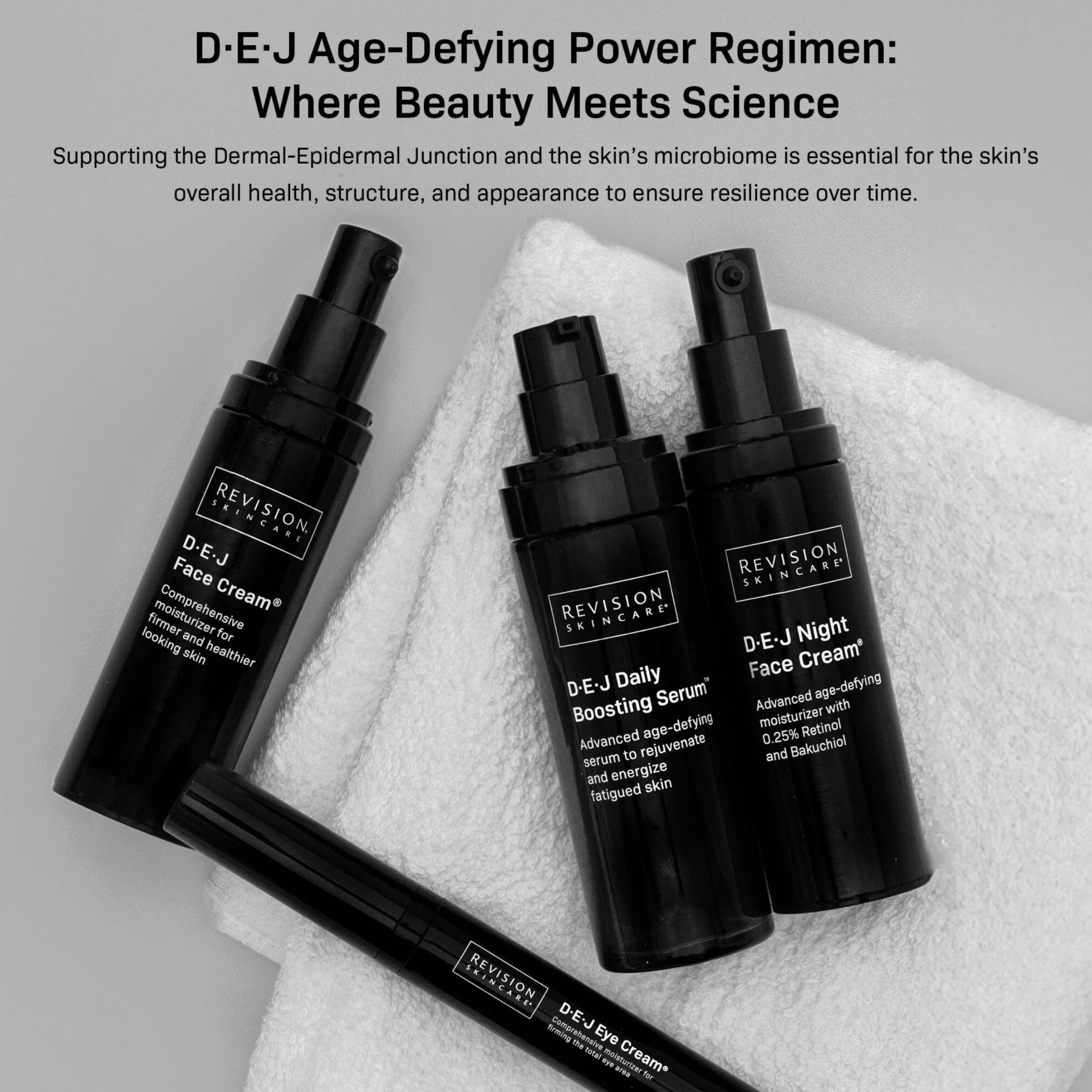 D·E·J® Age-Defying Power Regimen | Revision Skincare® D·E·J® Age-Defying Power Regimen | Revision Skincare®