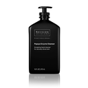 A black pump bottle labeled Revision Skincare Papaya Enzyme Cleanser 16oz – Gift, offering gentle exfoliation with Papaya Fruit Extract for naturally vibrant skin.