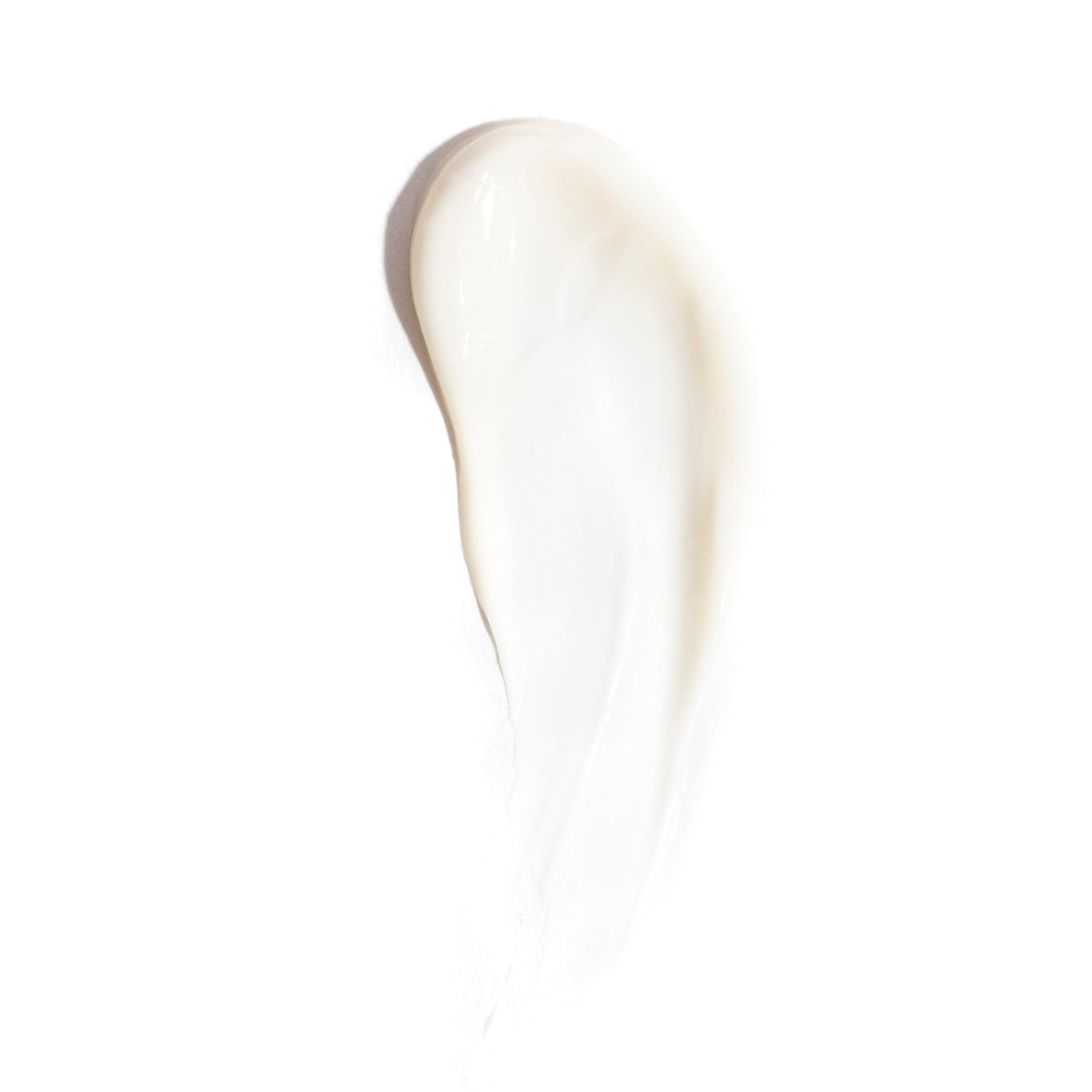A smooth, creamy swatch of Revision Skincare BodiFirm™ 3.8 oz - GWP, featuring iFirm Technology, is spread in an elongated curved shape on a white background.