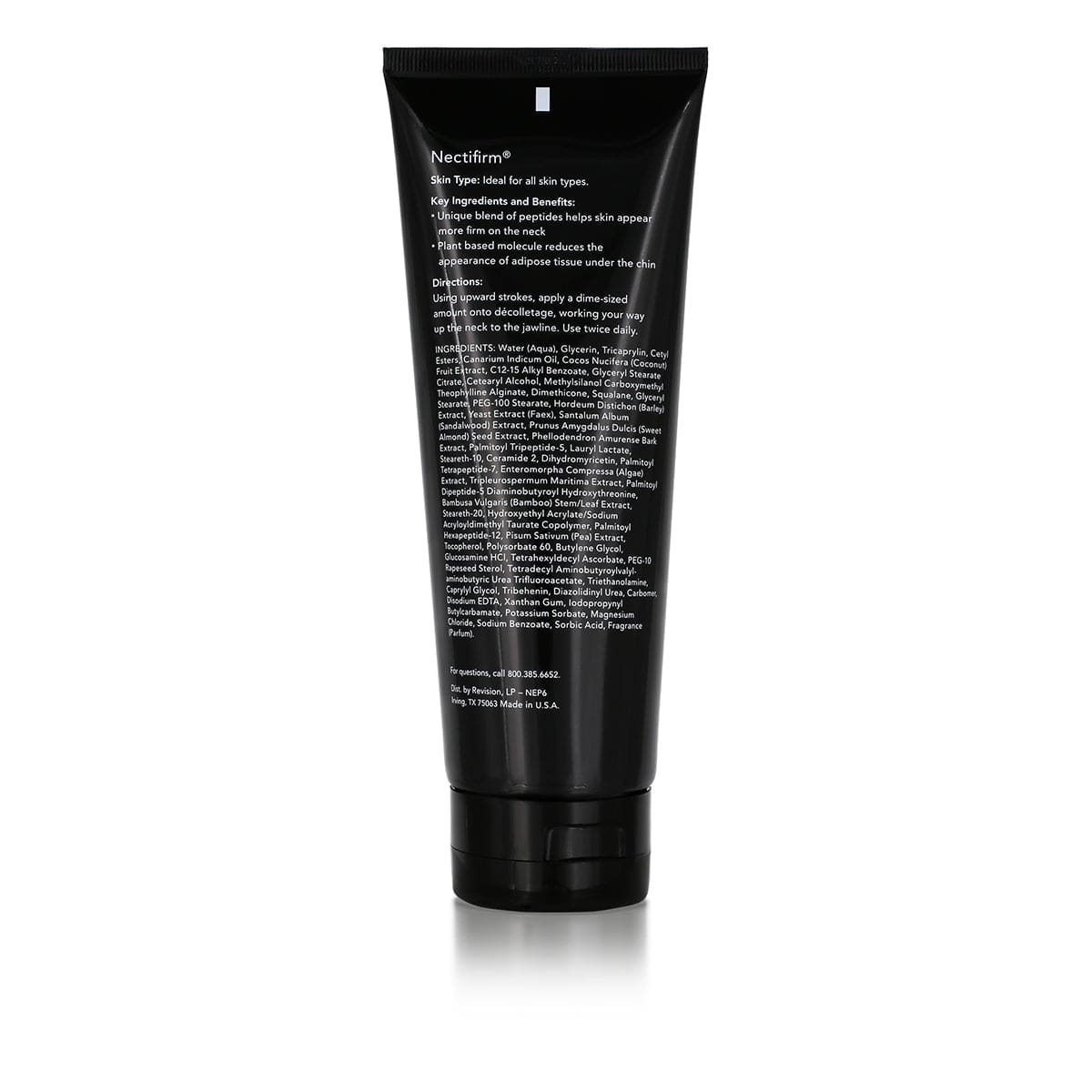 Nectifirm Professional 8 oz- for firming the appearance of the neck and décolletage. Tube Back