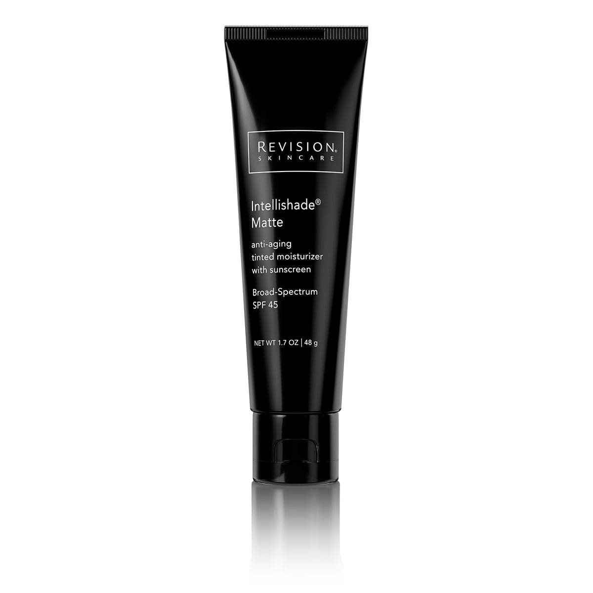 Intellishade Matte- age-defying tinted moisturizer with sunscreen. Tube Front