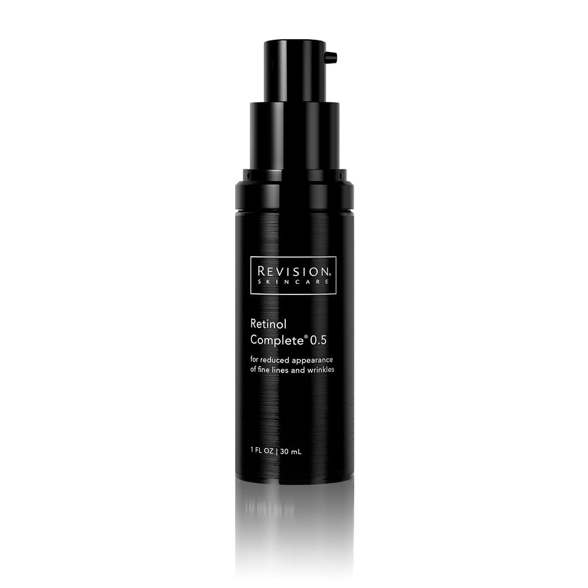 Retinol Complete 0.5- for reduced appearance of fine lines and wrinkles. Pump Front