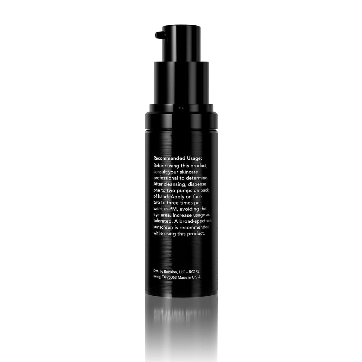 Retinol Complete 1.0- for reduced appearance of fine lines and wrinkles. Pump Back